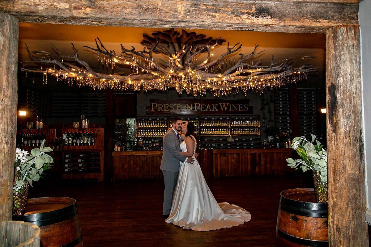 Wedding Photography - rustic bar backdrop