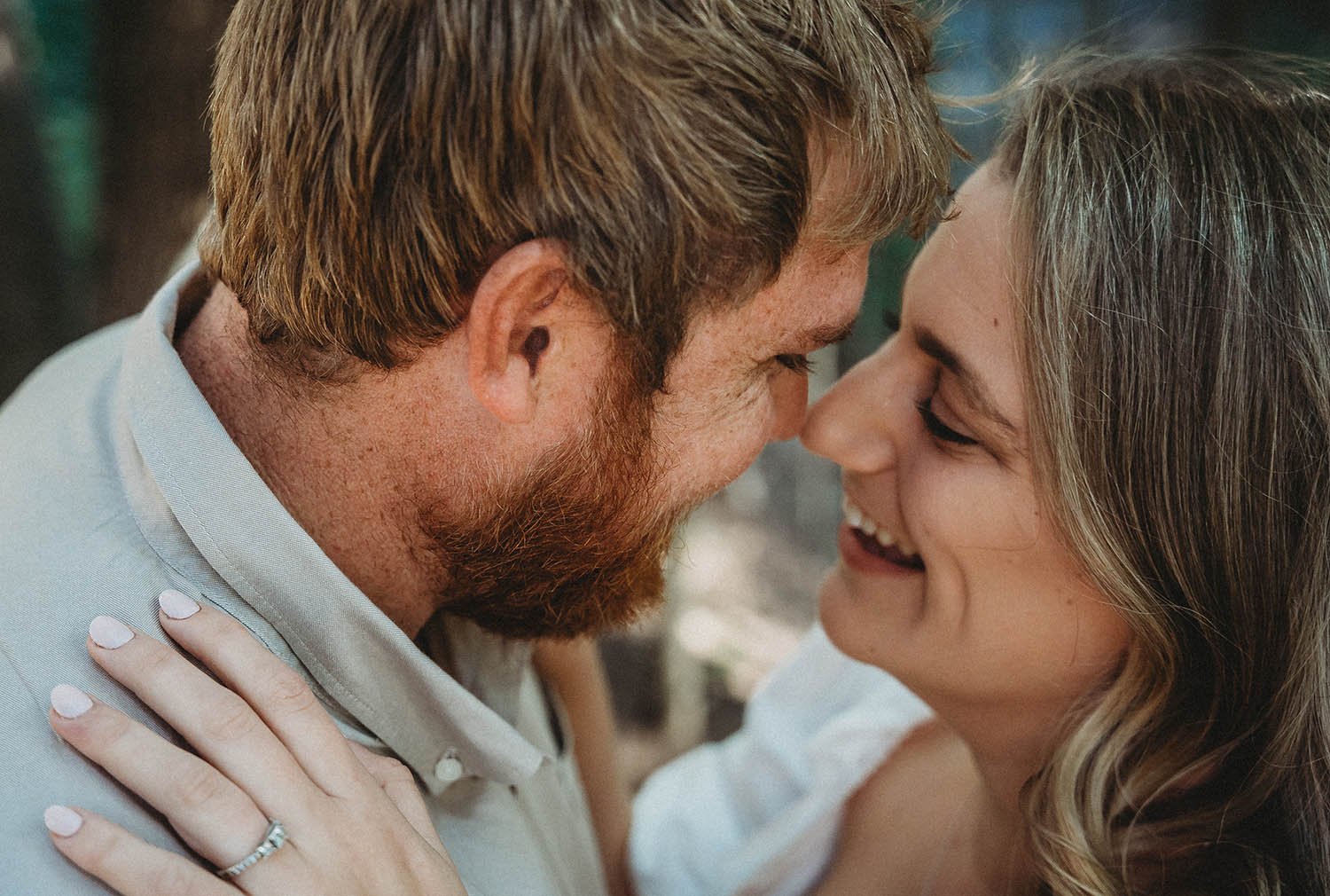 Engagement Photography - Couple smiling