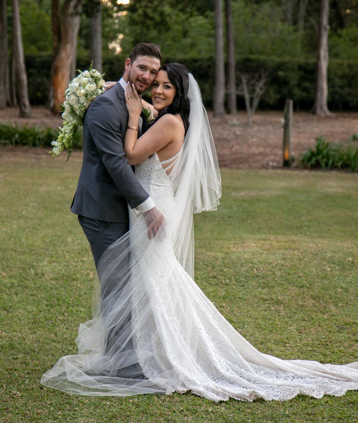Wedding Photography Couple embracing