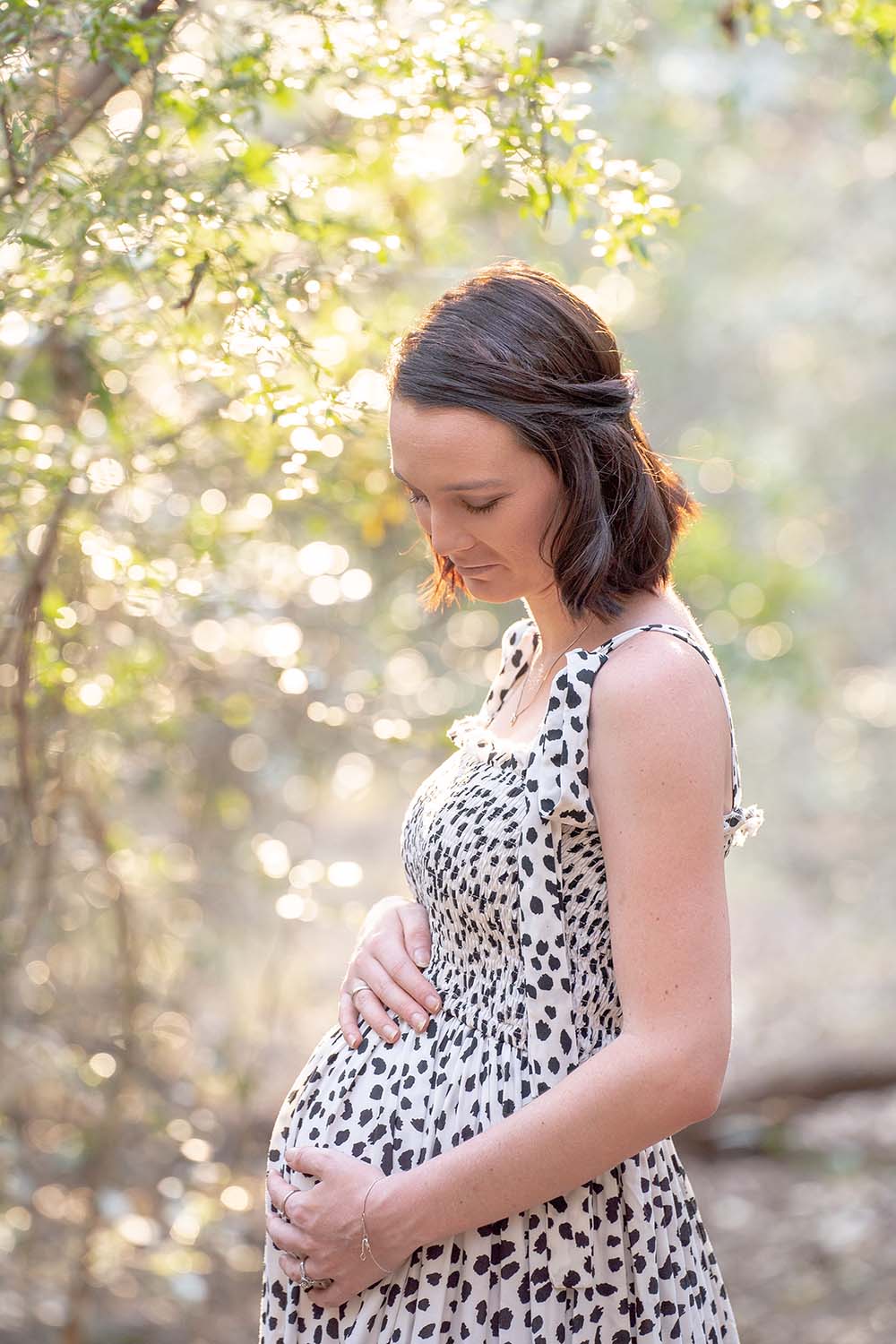Maternity Photography - Holding Tummy