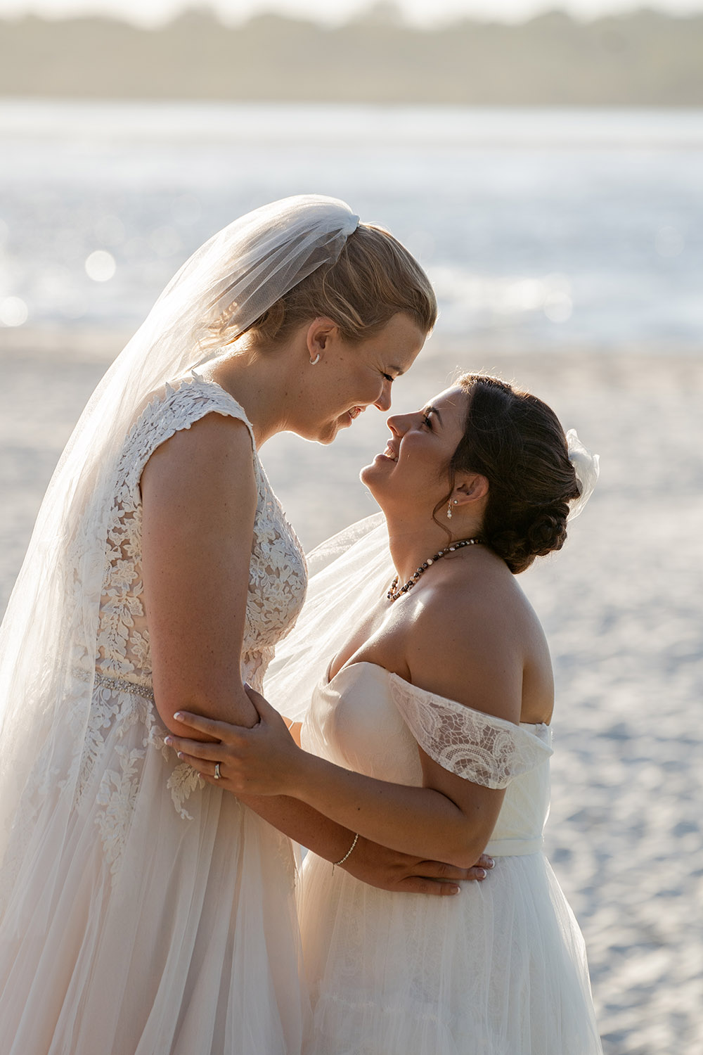 Wedding Photography - Brides on Beach