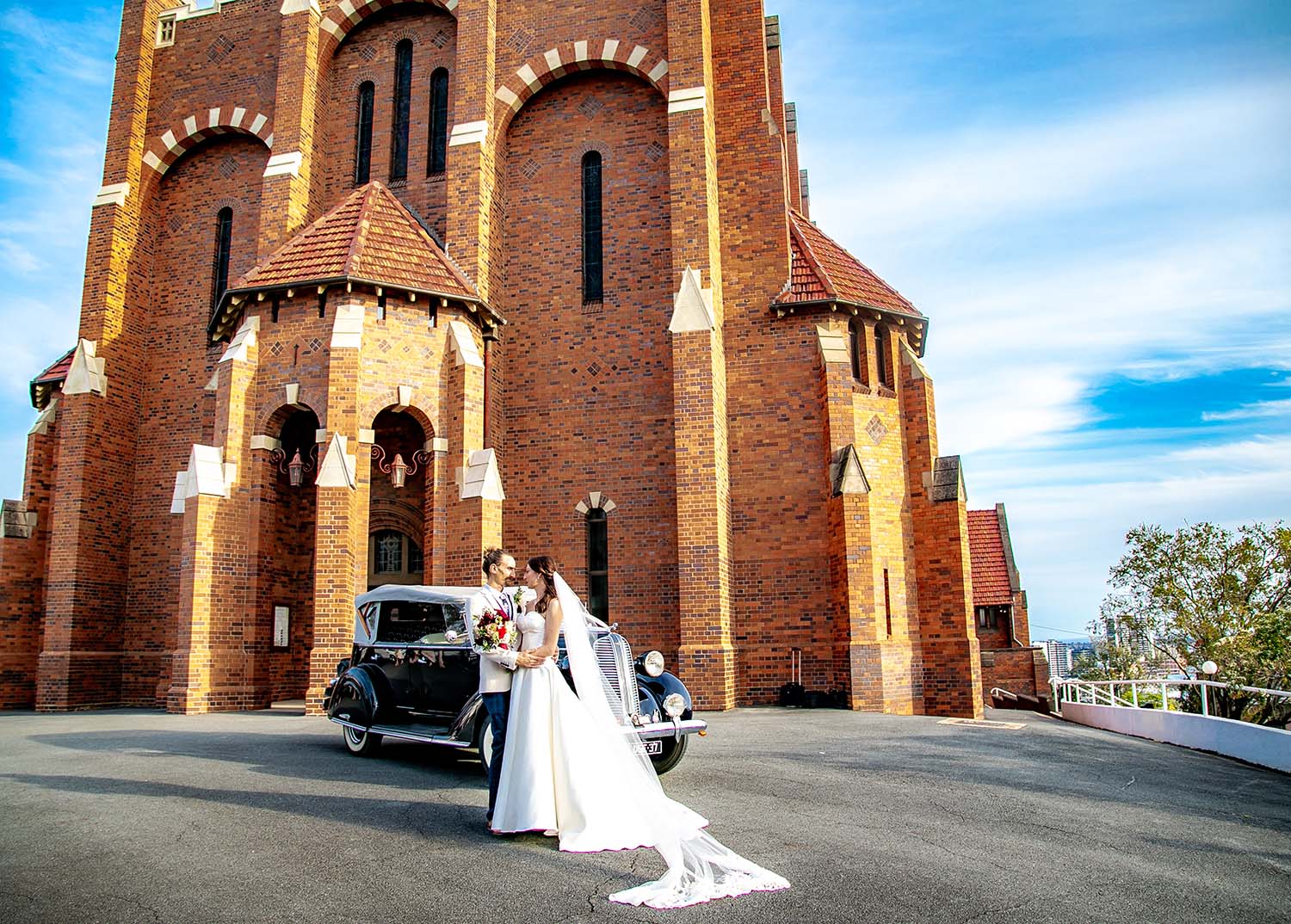 Wedding Photography - in front of church