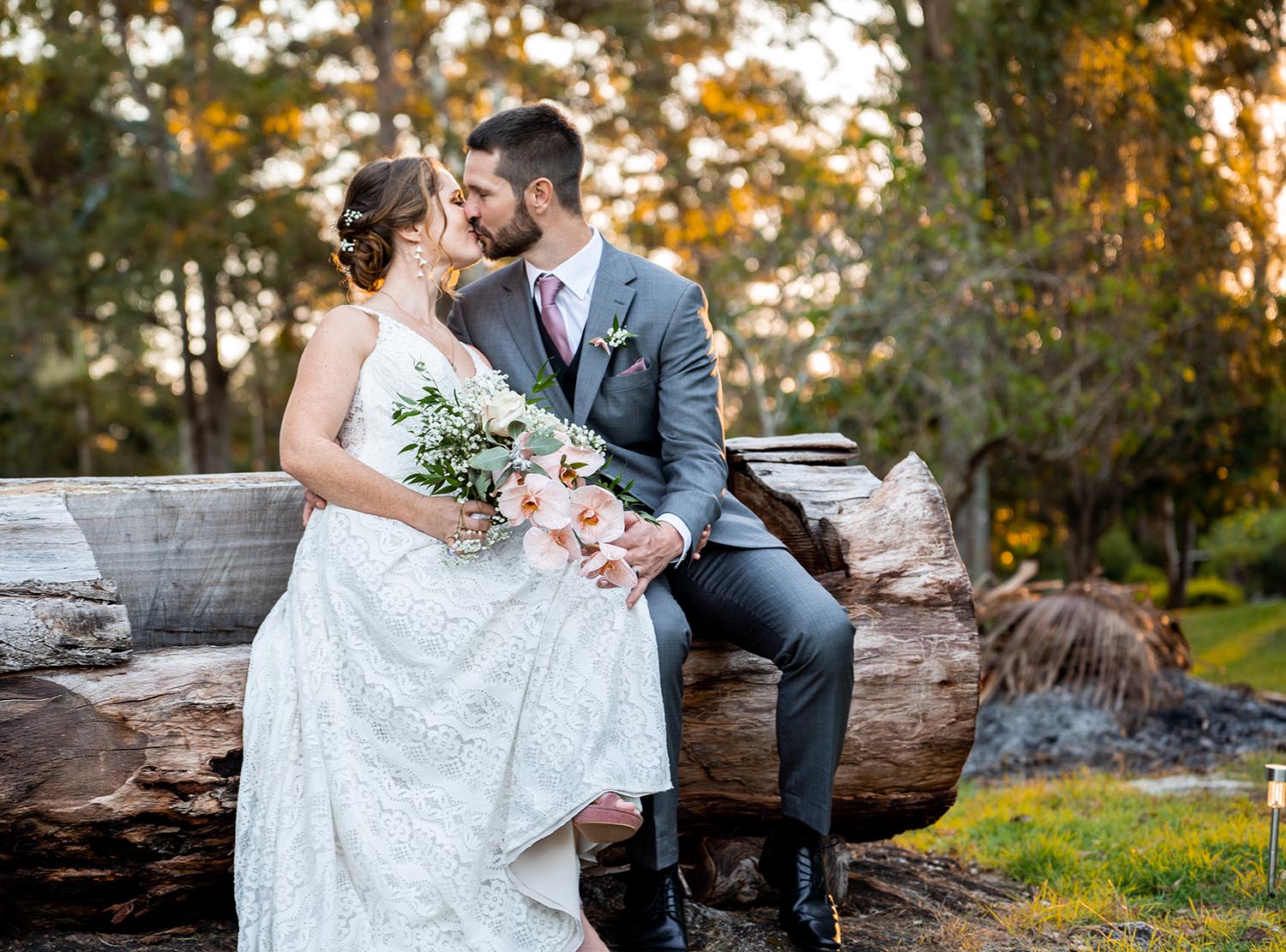 Wedding Photography - kissing couple
