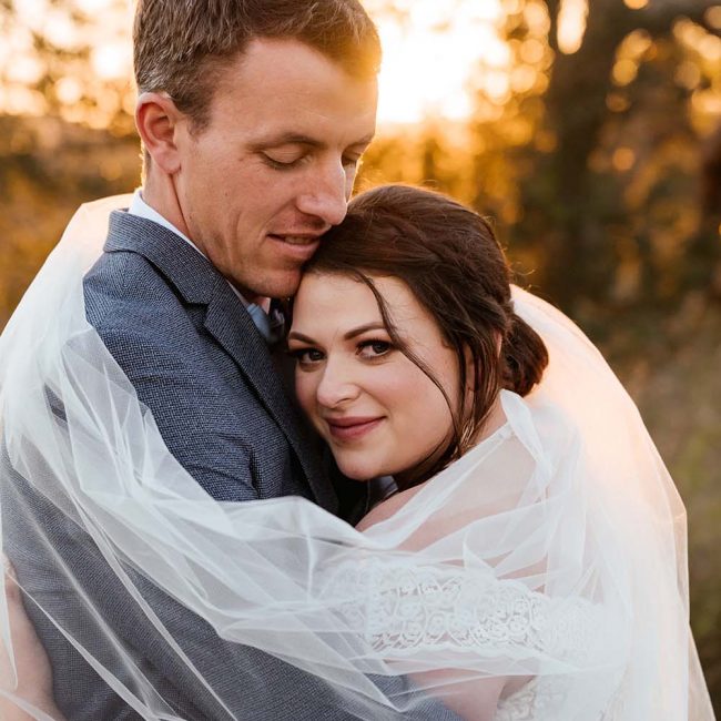 Wedding Photography - Bride and Groom Embracing