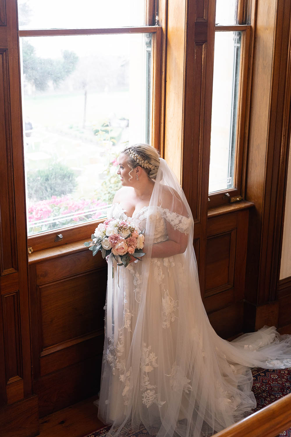 Wedding Photography - beautiful bride at window