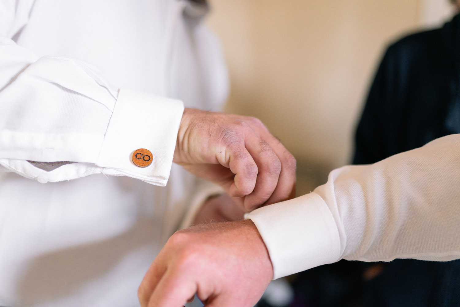 Wedding Photography - grooms suit cuffs