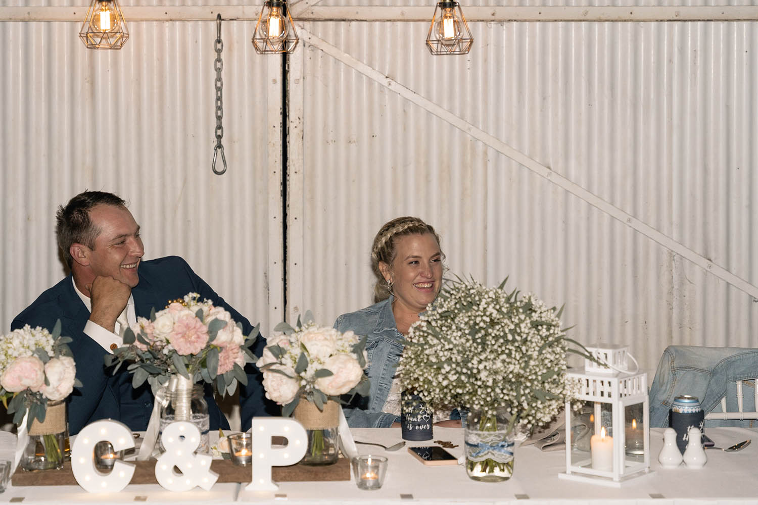 Wedding Photography - reception bridal table