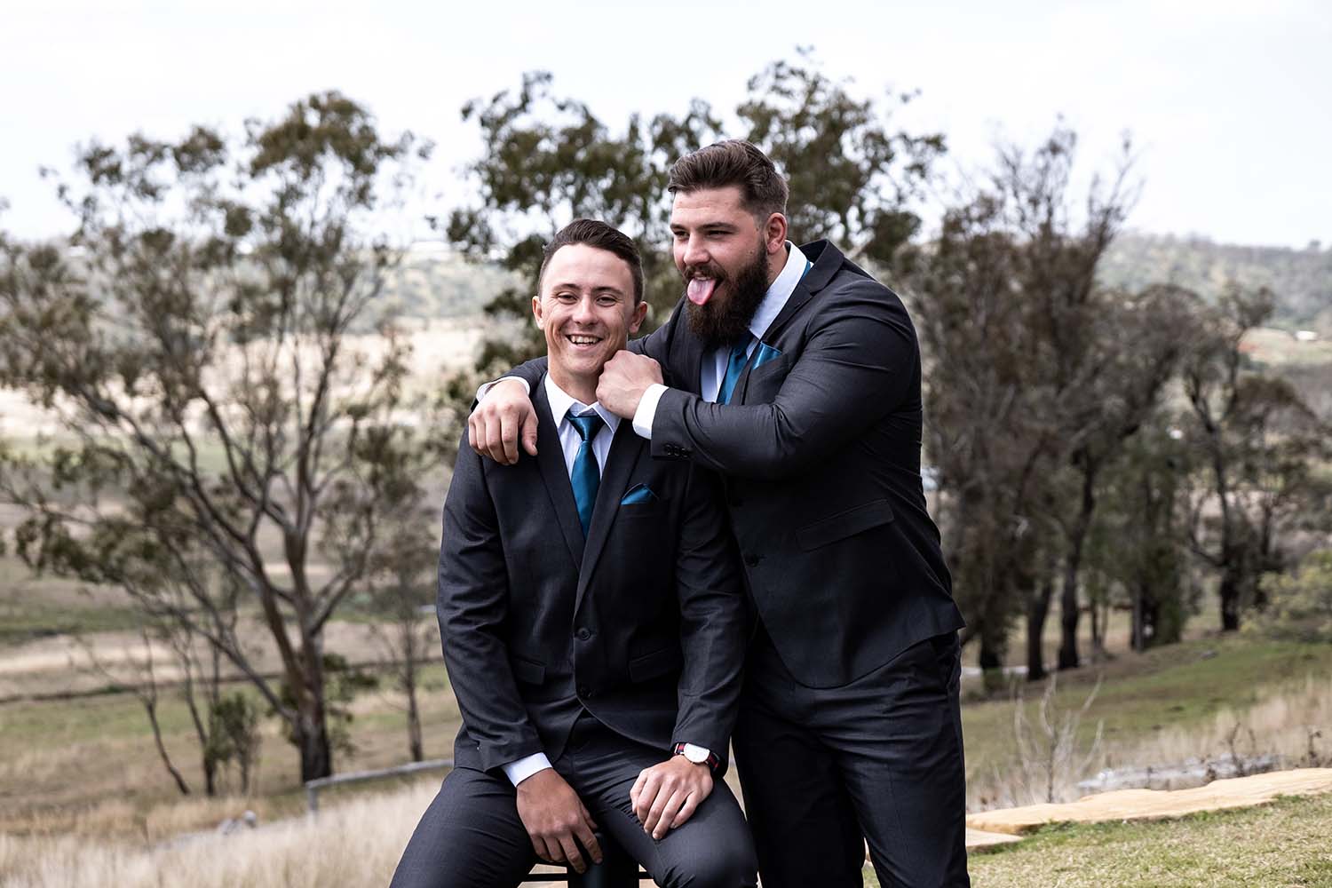 Wedding Photography - Groom and best man