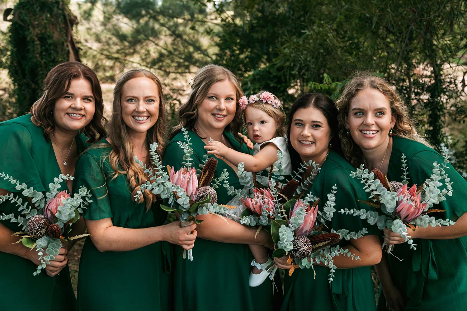 Wedding Photography - bridesmaids together