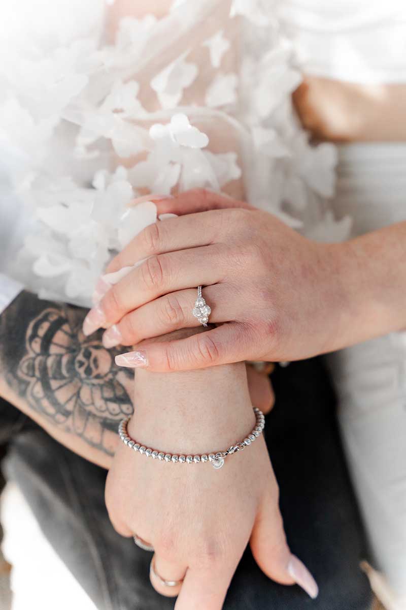 Engagement Photography - ring close up