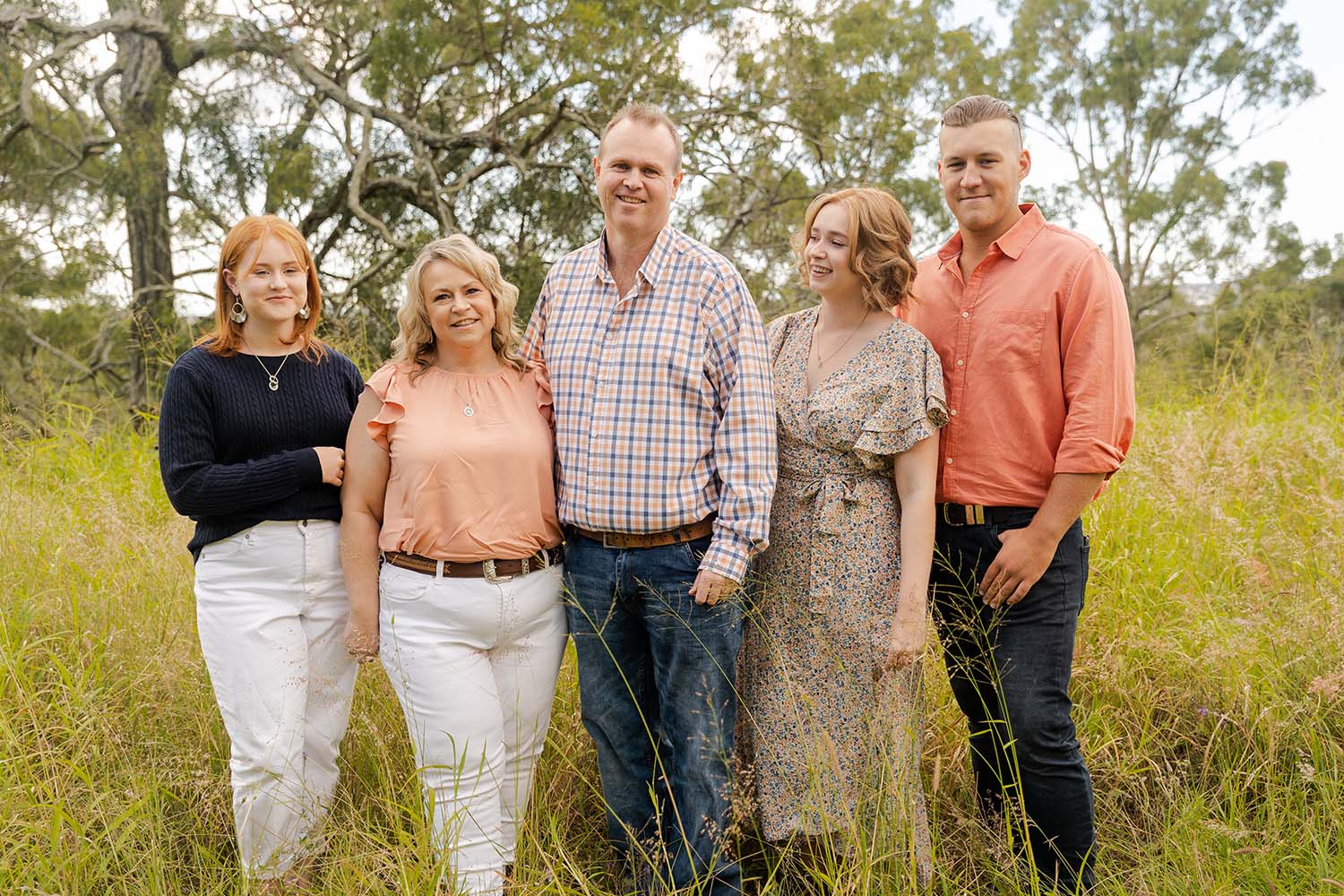 Family Photography Toowoomba - family standing together