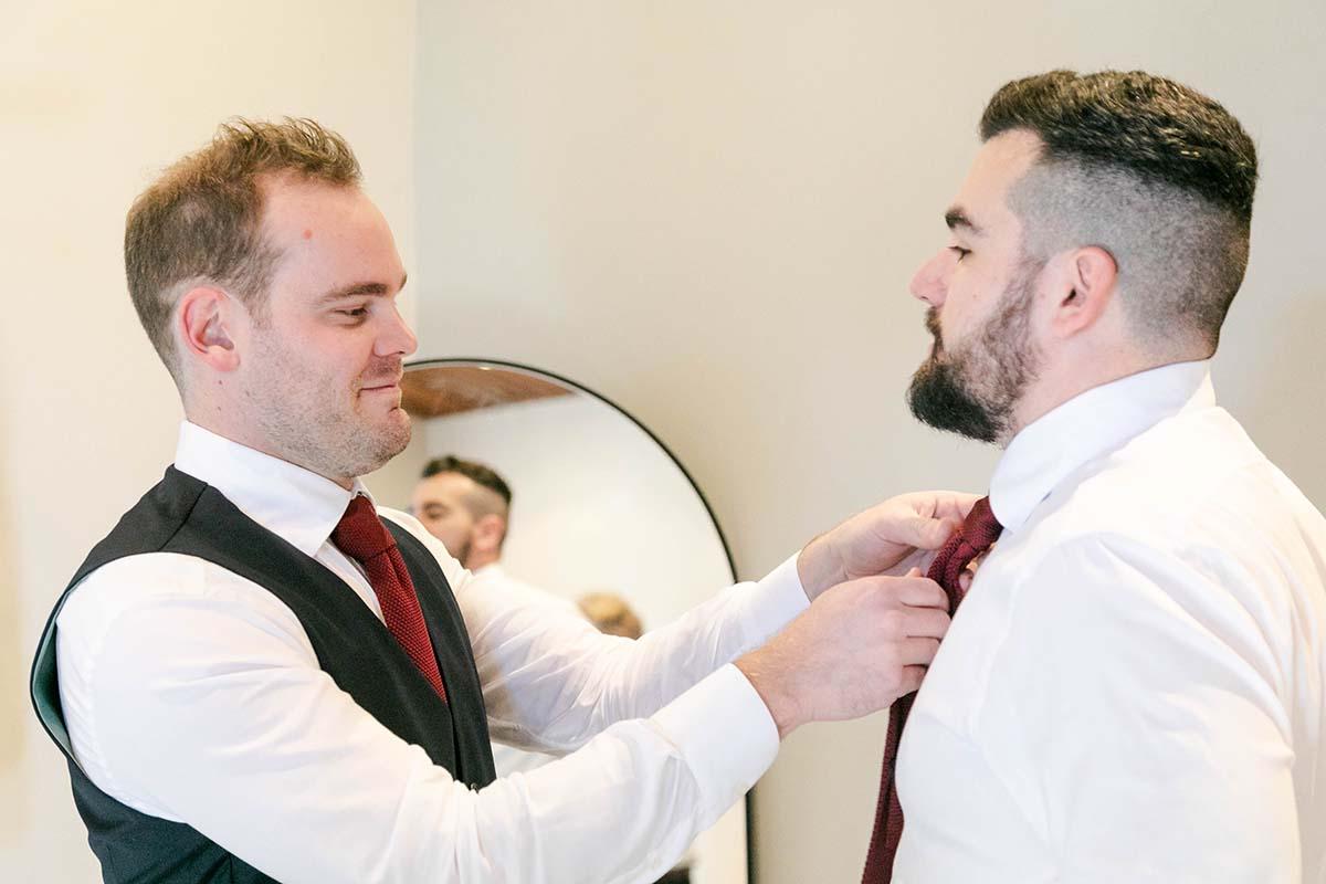 Wedding Photography - Groom getting ready