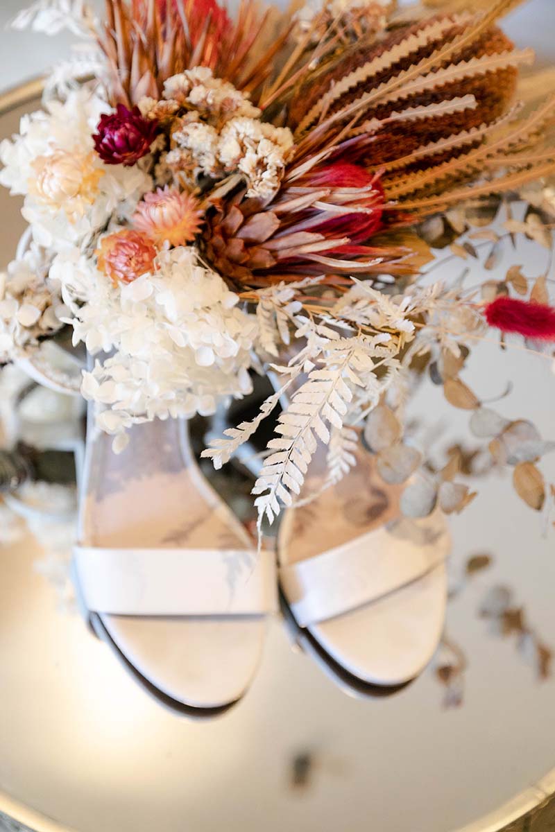 Wedding Photography - brides shoes
