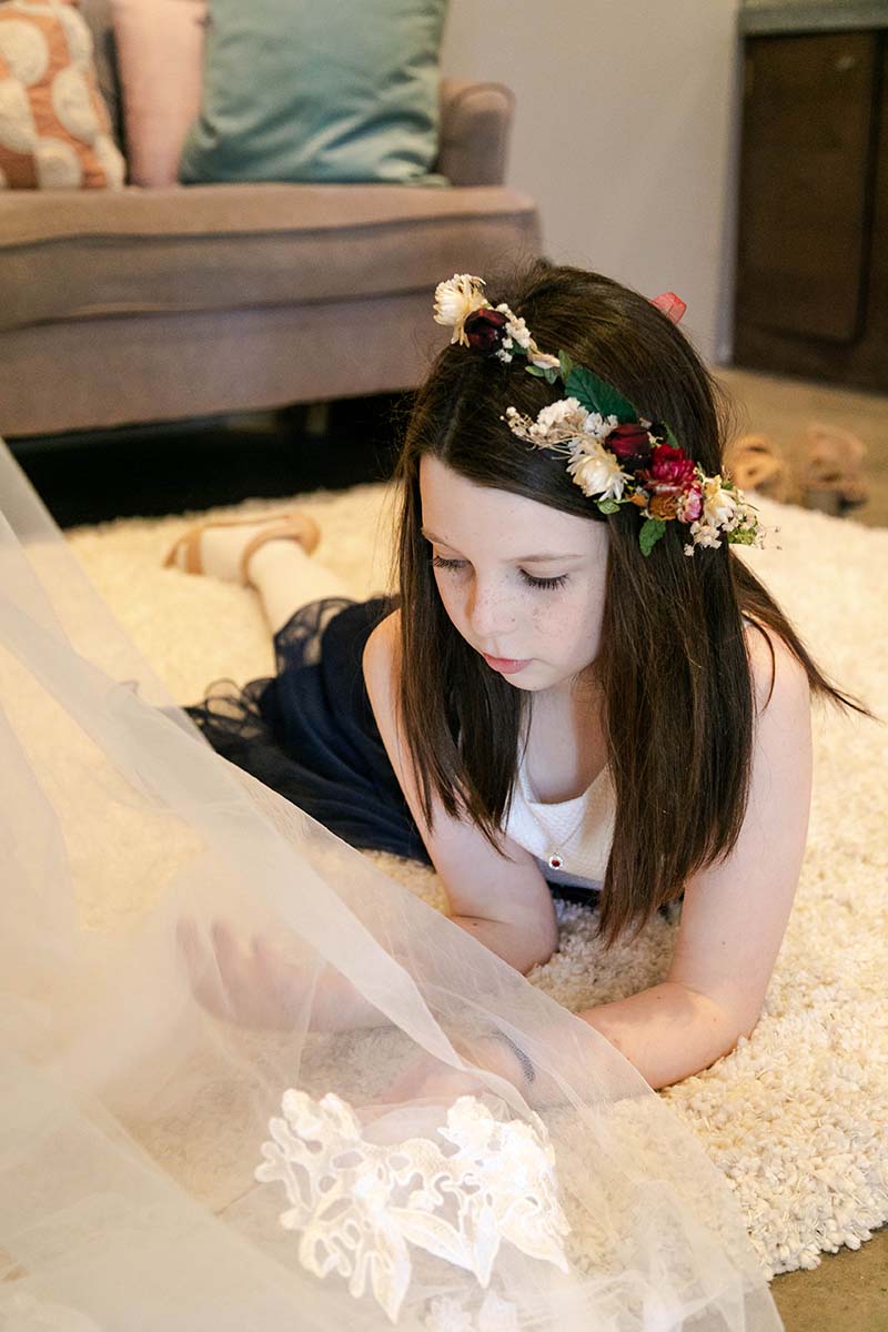Wedding Photography - flower girl