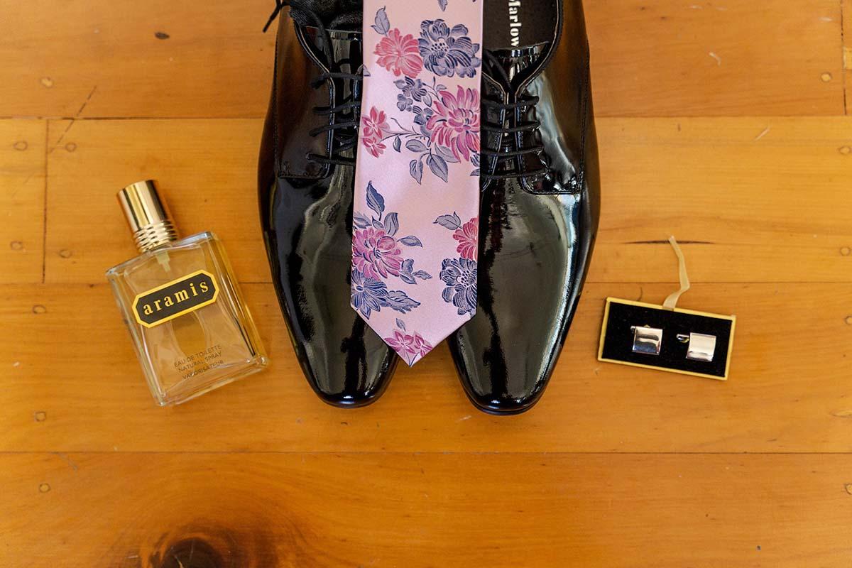 Wedding Photography - groom shoes