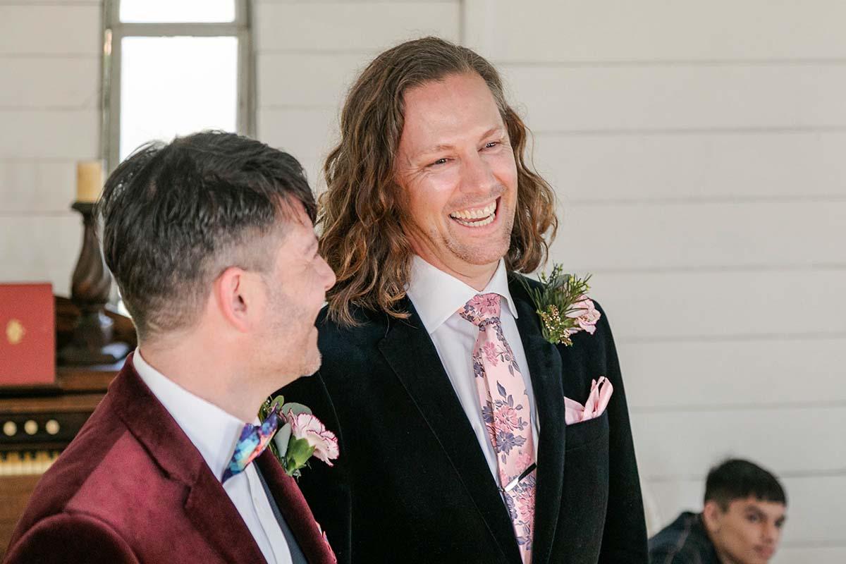 Wedding Photography - grooms at alter