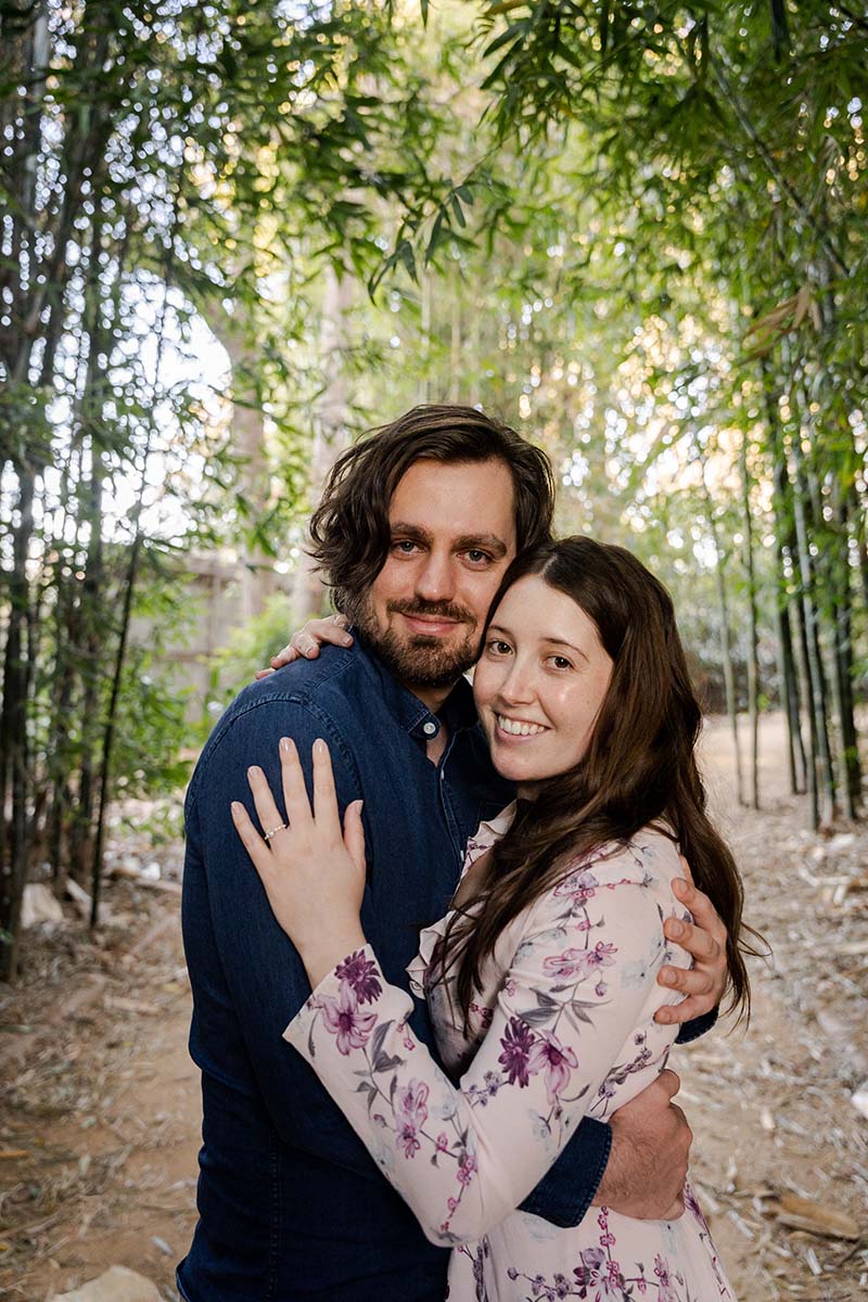 Engagement Photography - couple embracing