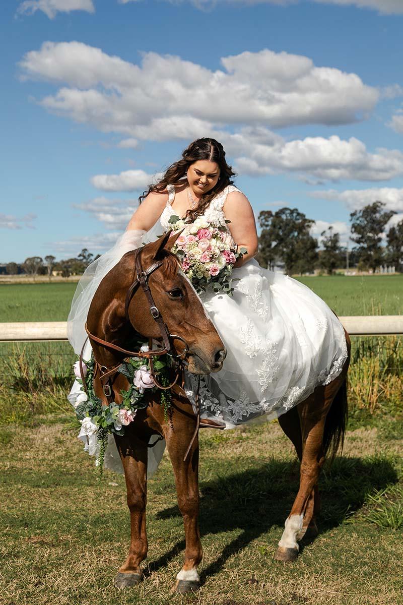 Wedding Photography - Bride on Horse
