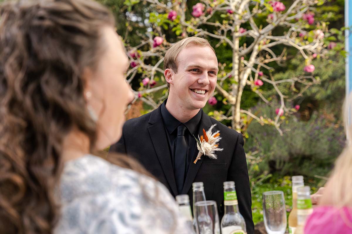 Wedding Photography – Groom at reception