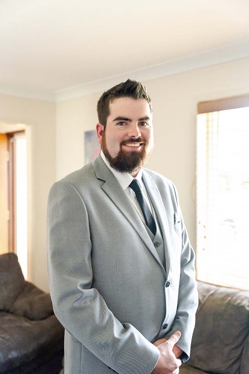 Wedding Photography - groom freshly dressed