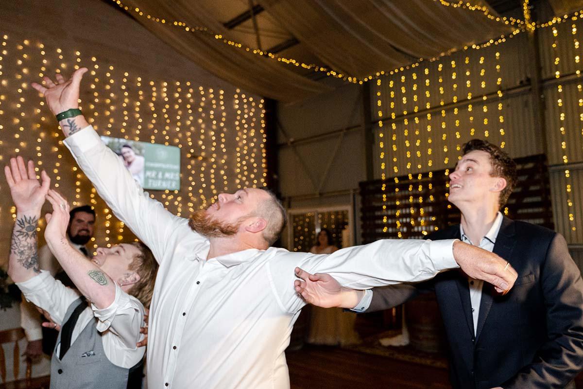 Wedding Photography - groomsmen dance