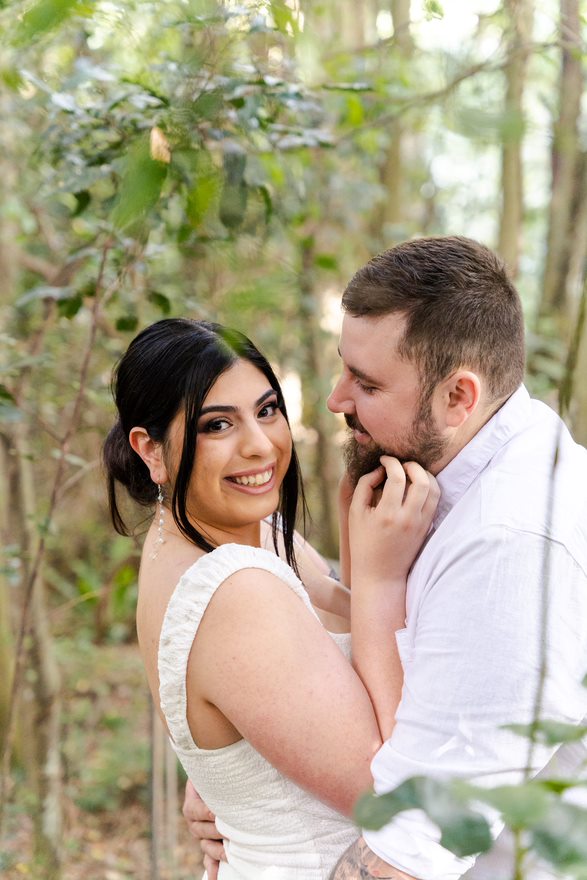 Engagement Photography - Ethan and Stephanie - Portrait embrace