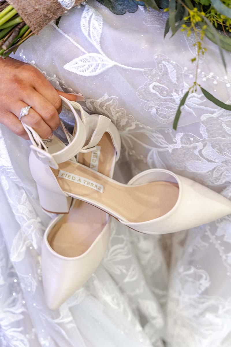 Wedding Photography -brides shoes