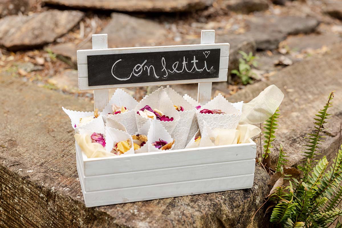 Wedding Photography - confetti