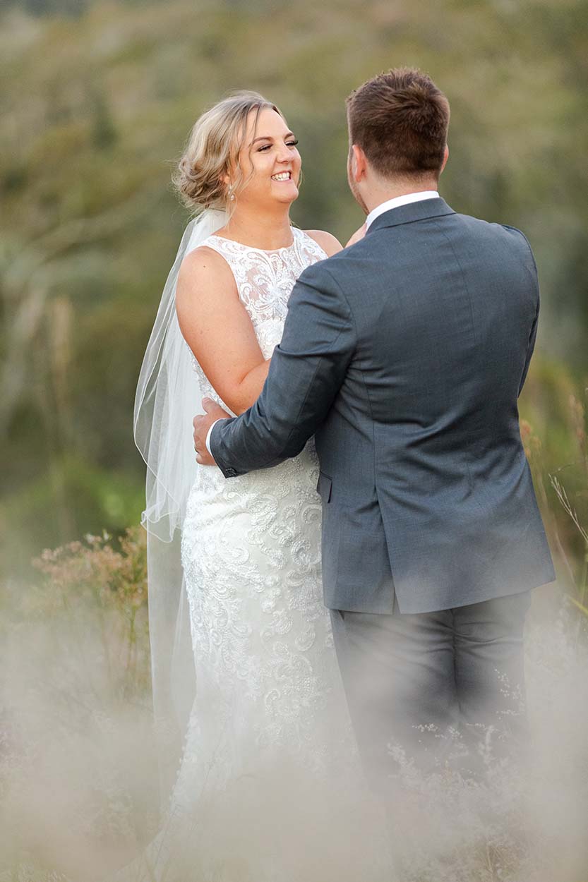 Preston Peak Wedding - Far Zoom of Newly Wed Couple - Nick and Aleisha